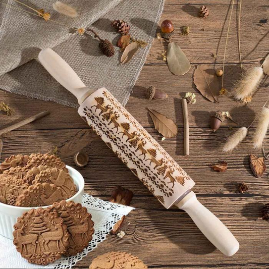 The Original Christmas 3D Rolling Pin
