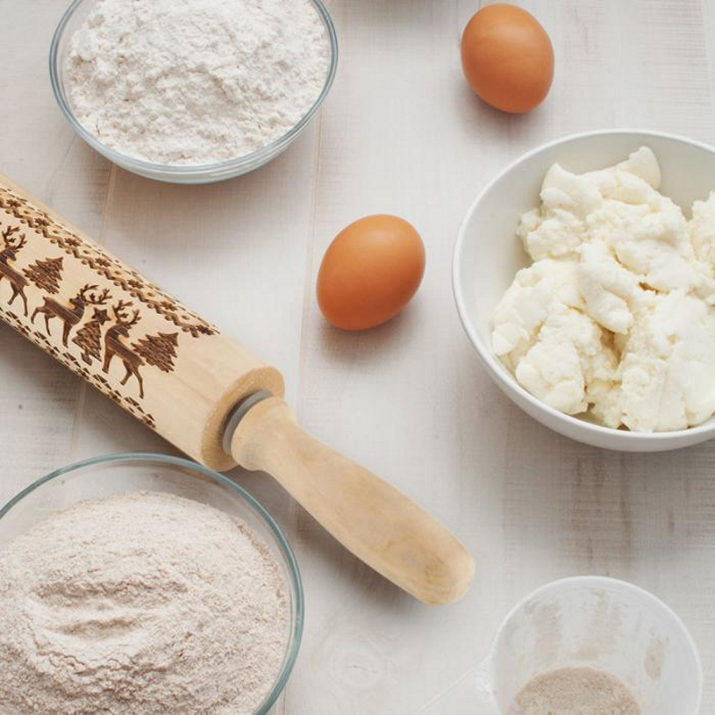 The Original Christmas 3D Rolling Pin