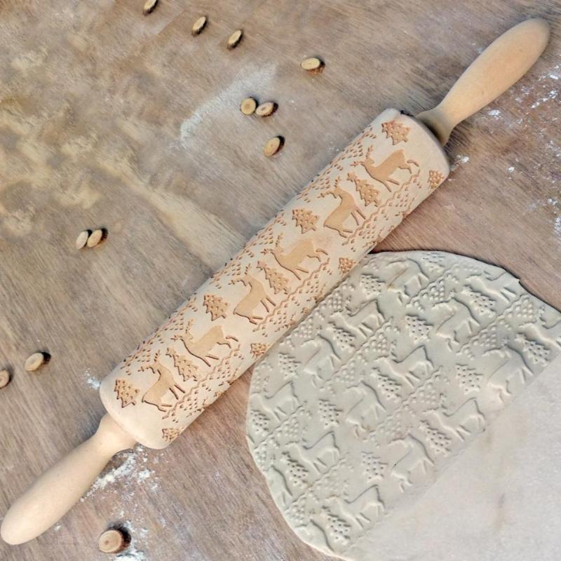 The Original Christmas 3D Rolling Pin