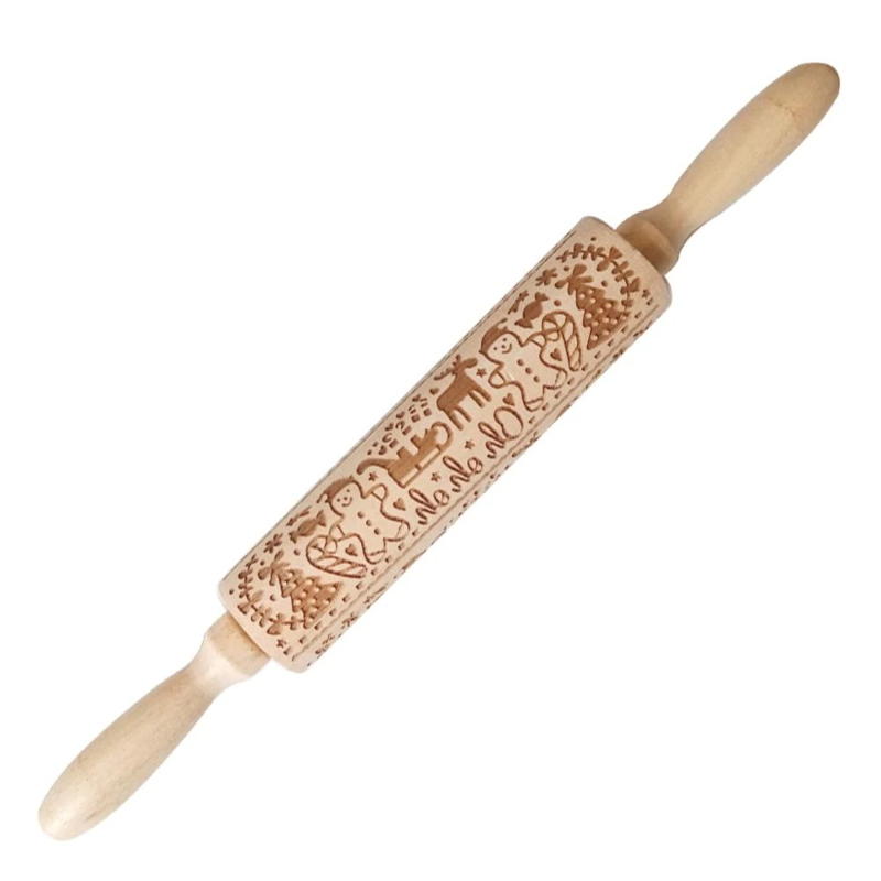 The Original Christmas 3D Rolling Pin