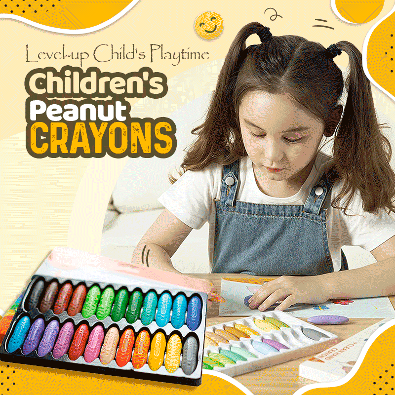 No Mess Children Peanuts Crayons Set