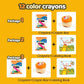No Mess Children Peanuts Crayons Set