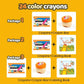 No Mess Children Peanuts Crayons Set