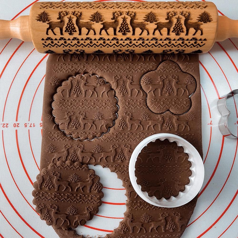 The Original Christmas 3D Rolling Pin