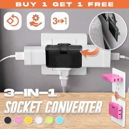 3-in-1 Rotatable Socket Converter (💥BUY 1 GET 1 FREE💥)