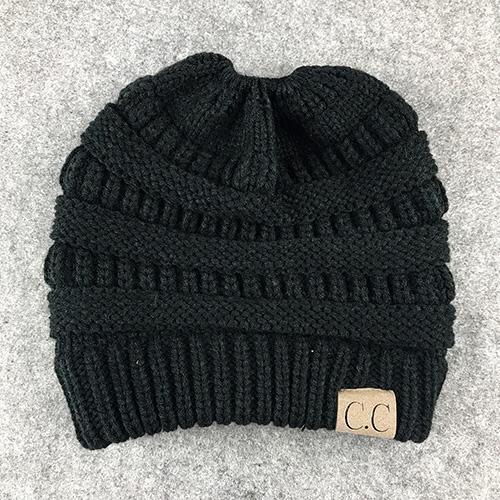 Ponytail Messy Bun Beanie